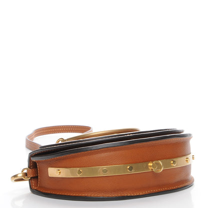 Chloe Calfskin Small Nile Bracelet Minaudiere Bag Caramel 5 of 10