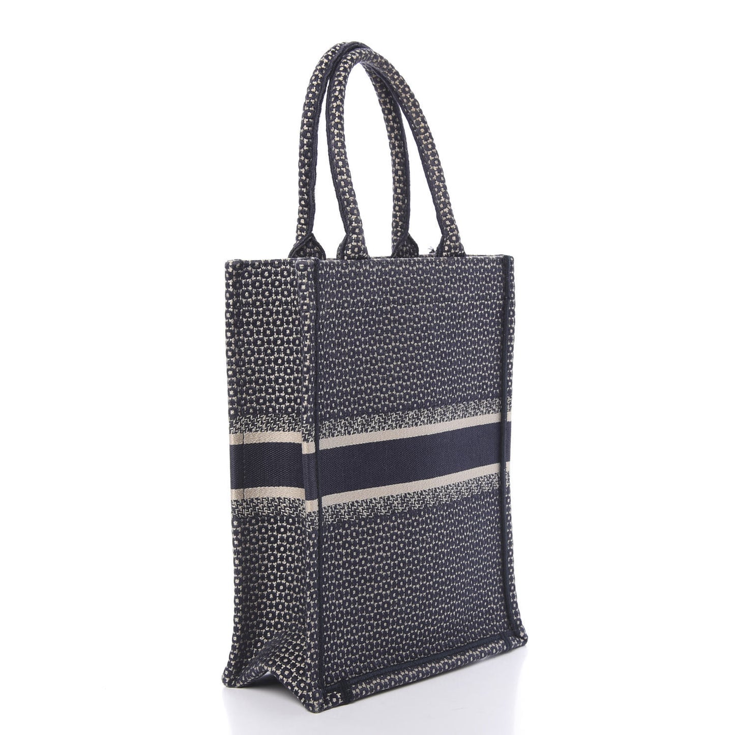 Canvas Embroidered Vertical L'Etoile Book Tote