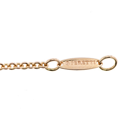 Tiffany 18K Rose Gold 9mm Elsa Peretti Bean Bracelet 3 of 6