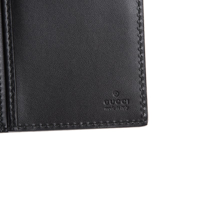 Gucci Guccissima Avel Continental Flap Wallet Black 5 of 6