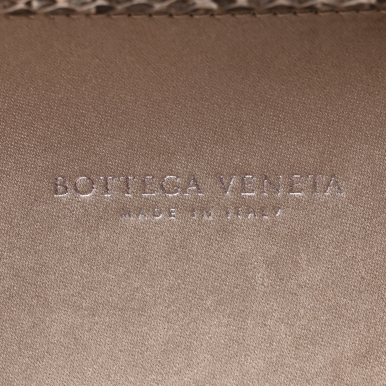Bottega Veneta Satin Intreccio Impero Ayers Knot Taupe 6 of 6