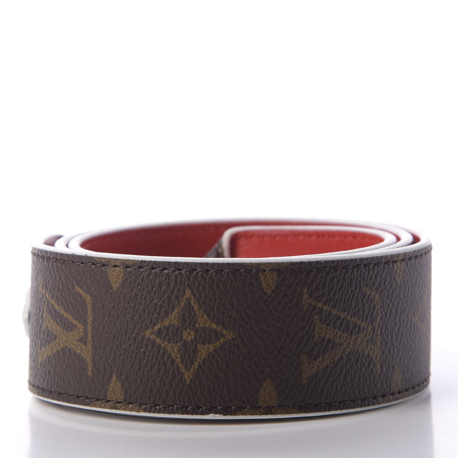Louis Vuitton Monogram Bandouliere Shoulder Strap Red 2 of 3