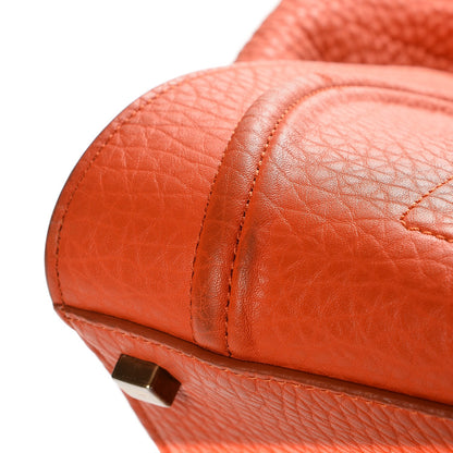 Celine Bullhide Calfskin Medium Phantom Luggage Burnt Orange 14 of 14