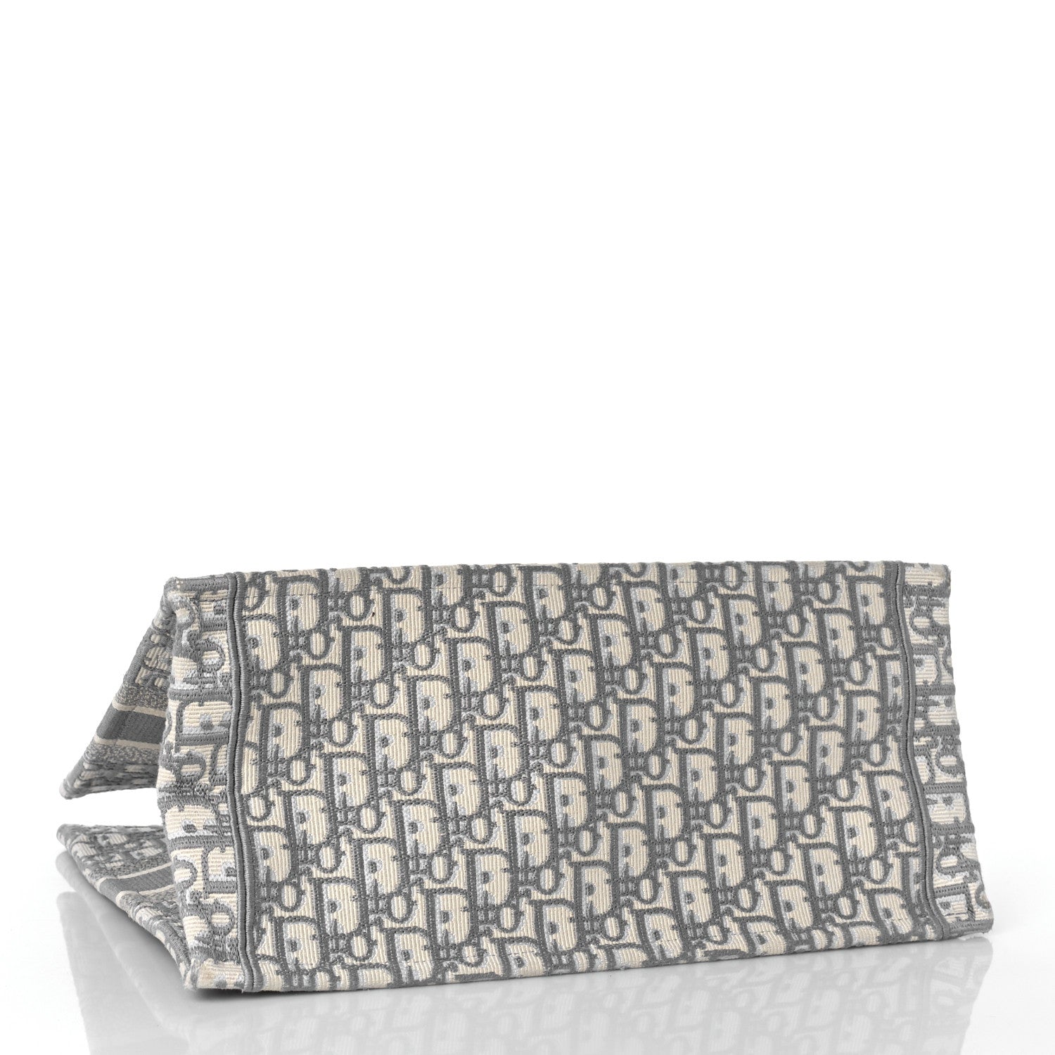 Christian Dior Oblique Medium Book Tote Grey 4 of 9
