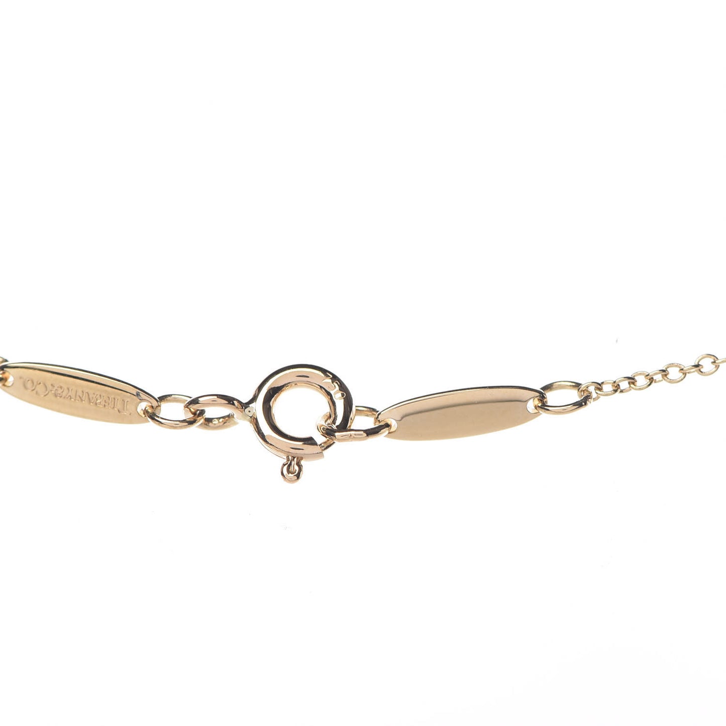 18K Yellow Gold 12mm Elsa Peretti Teardrop Pendant Necklace