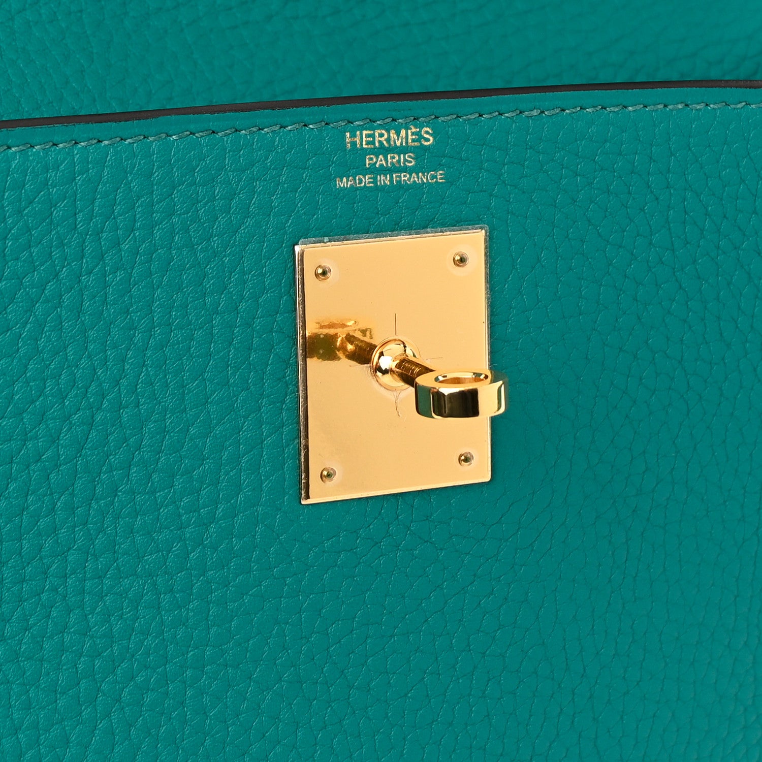 Hermes Taurillon Clemence Kelly Retourne 28 Bleu Paon 5 of 9