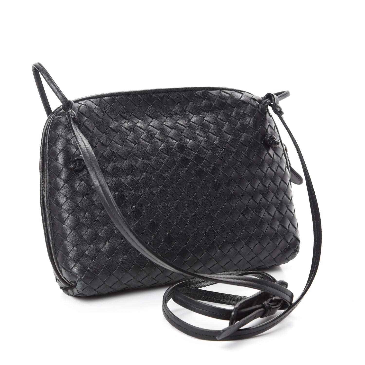 Bottega Veneta Nappa Intrecciato Nodini Bag Black 4 of 12