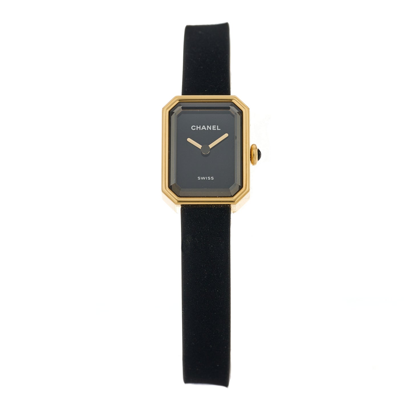 18K Yellow Gold Titanium Rubber 20mm Premiere Ribbon Quartz Watch