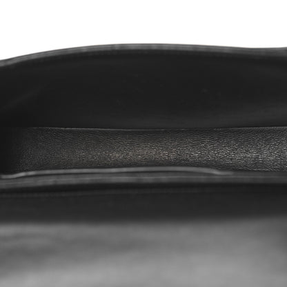 Saint Laurent Box Calfskin Monogram Medium Solferino Satchel Black 5 of 11