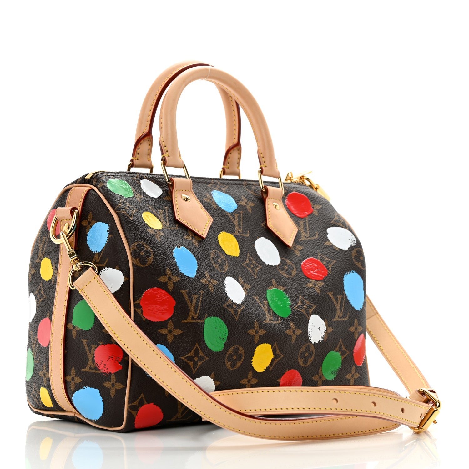 Louis Vuitton LV X YK Monogram Speedy Bandouliere 25 Multicolor 2 of 10