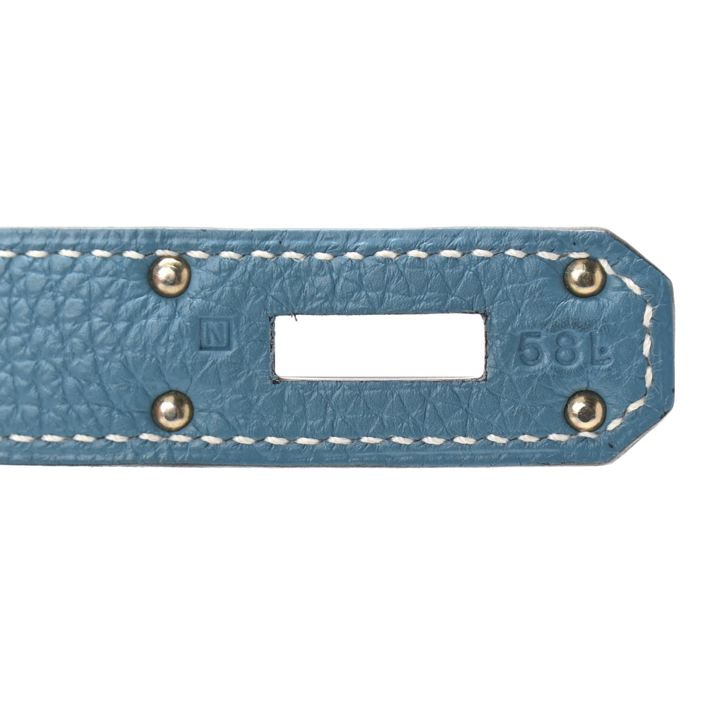 Togo Shoulder Kelly 40 Blue Jean