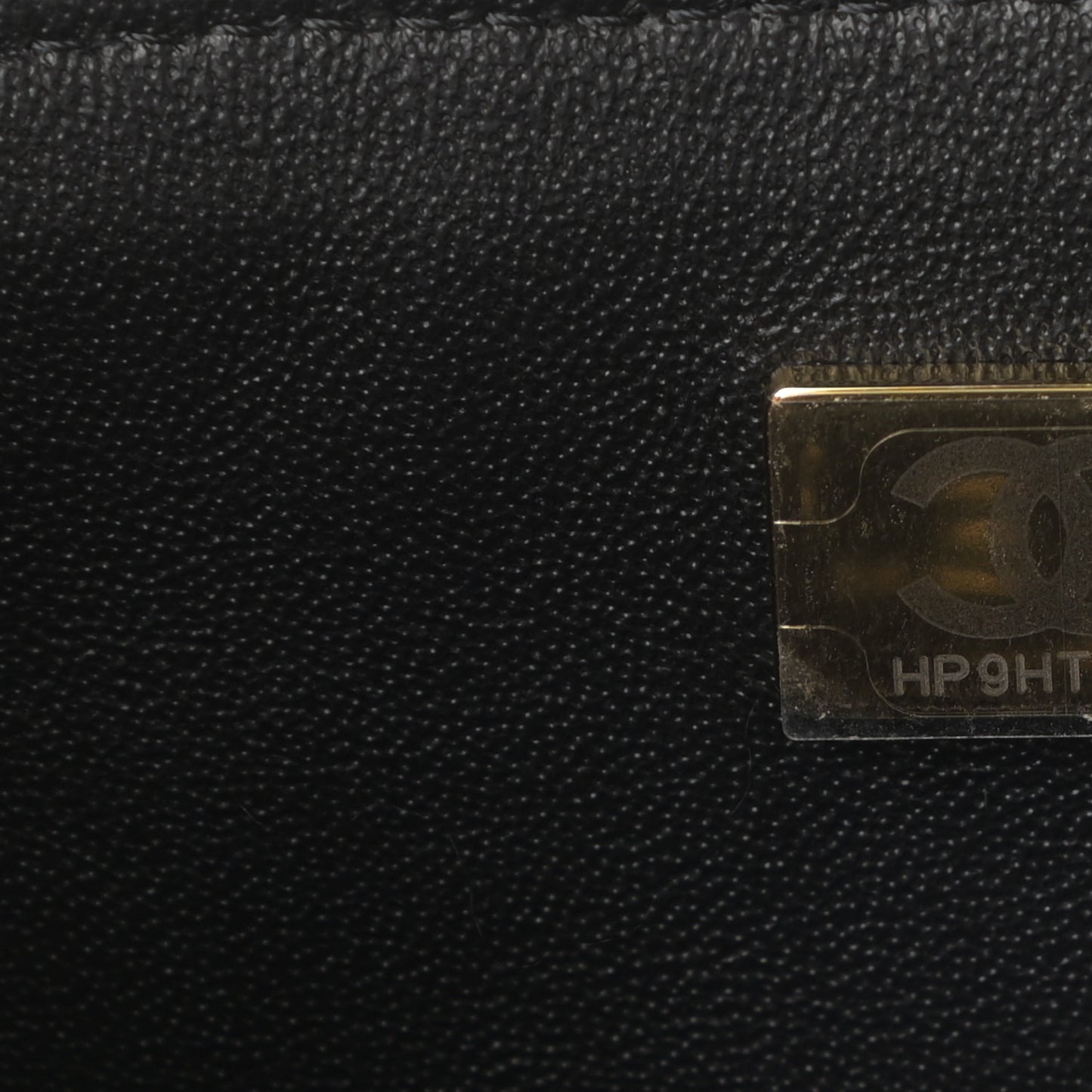Lambskin Quilted Mini Rectangular Flap Black
