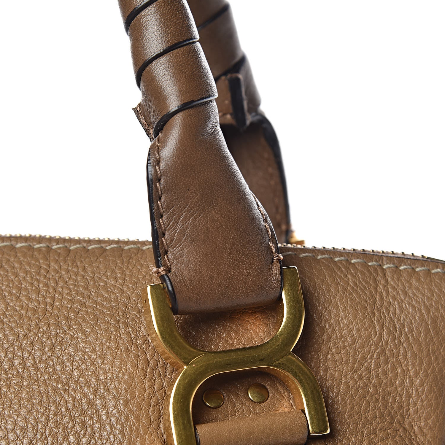 Chloe Calfskin Large Marcie Satchel Nut 13 of 17