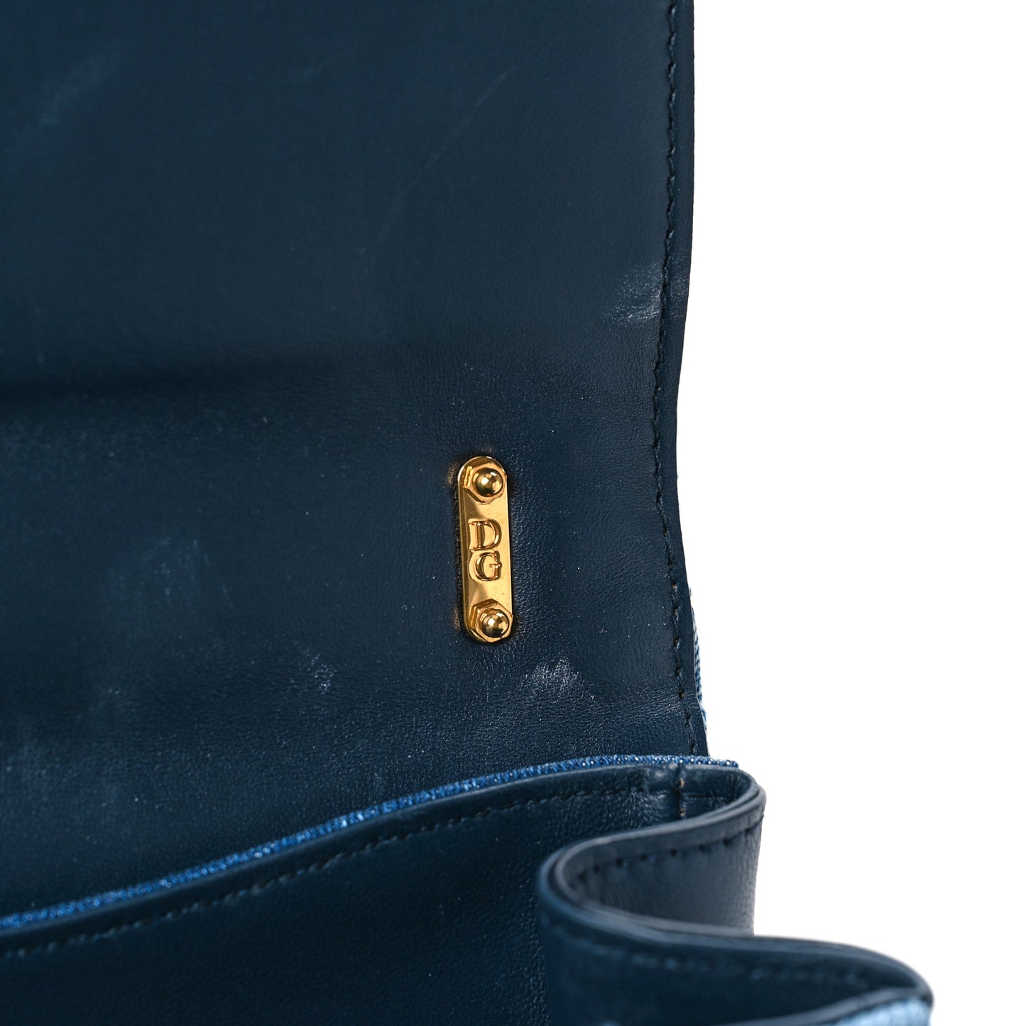 Denim DG Girls Shoulder Bag Blue