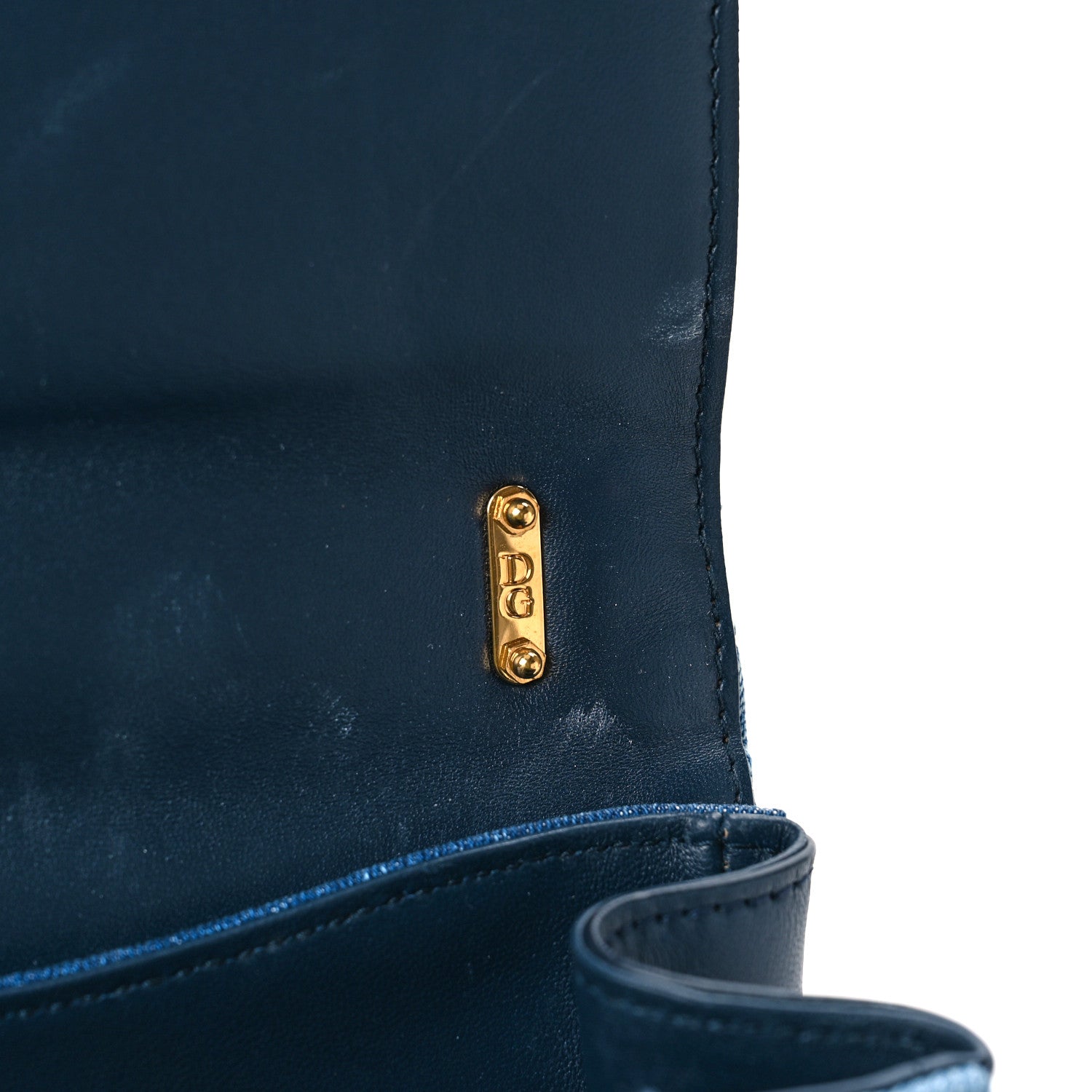 Dolce & Gabbana Denim DG Girls Shoulder Bag Blue 9 of 10