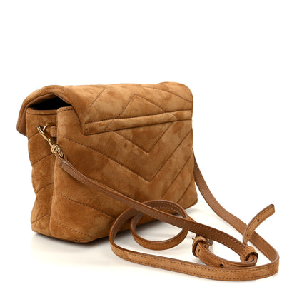 Saint Laurent Suede Toy Loulou Shoulder Bag Cinnamon 3 of 11