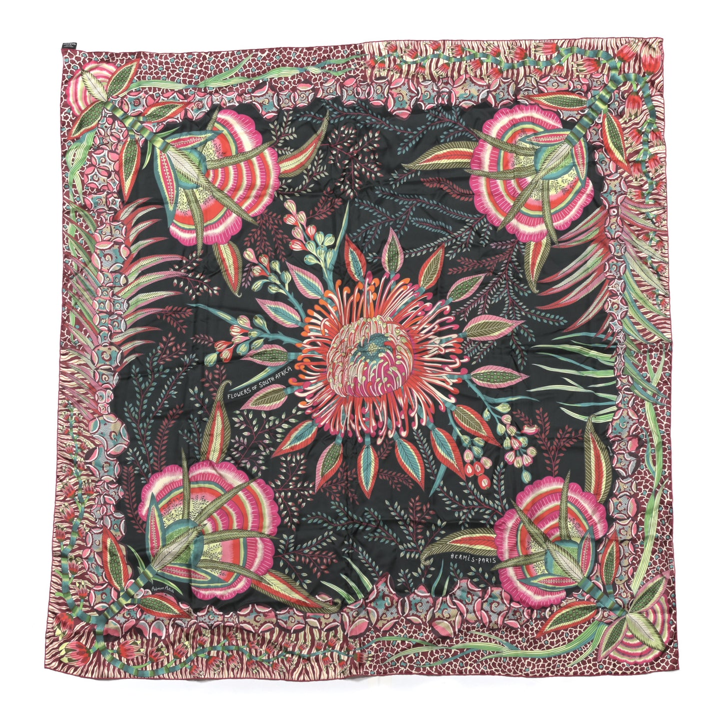Silk Flowers of South Africa Scarf 140