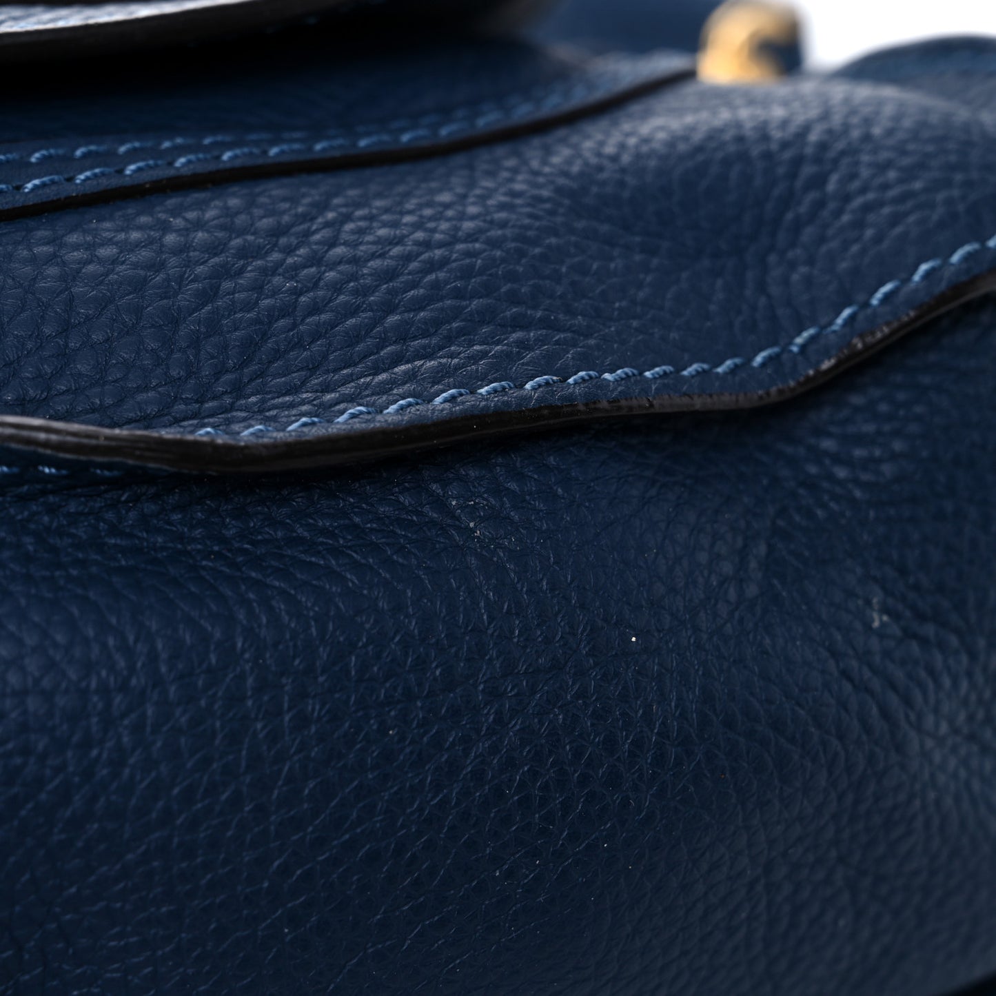 Calfskin Medium Marcie Satchel Navy