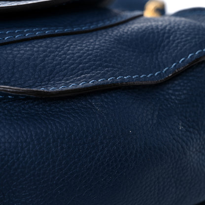 Chloe Calfskin Medium Marcie Satchel Navy 11 of 23