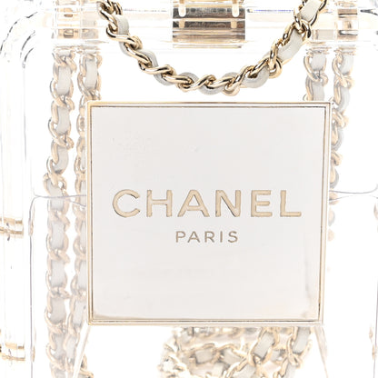 Chanel Transluscent Plexiglass Perfume Bottle Clutch 7 of 10
