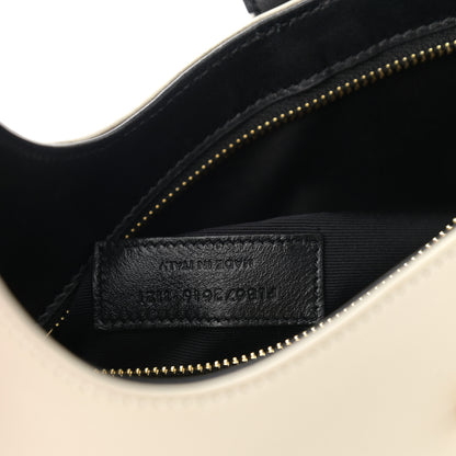 Saint Laurent Shiny Calfskin Le Fermoir Hobo Blanc Vintage Black 7 of 10