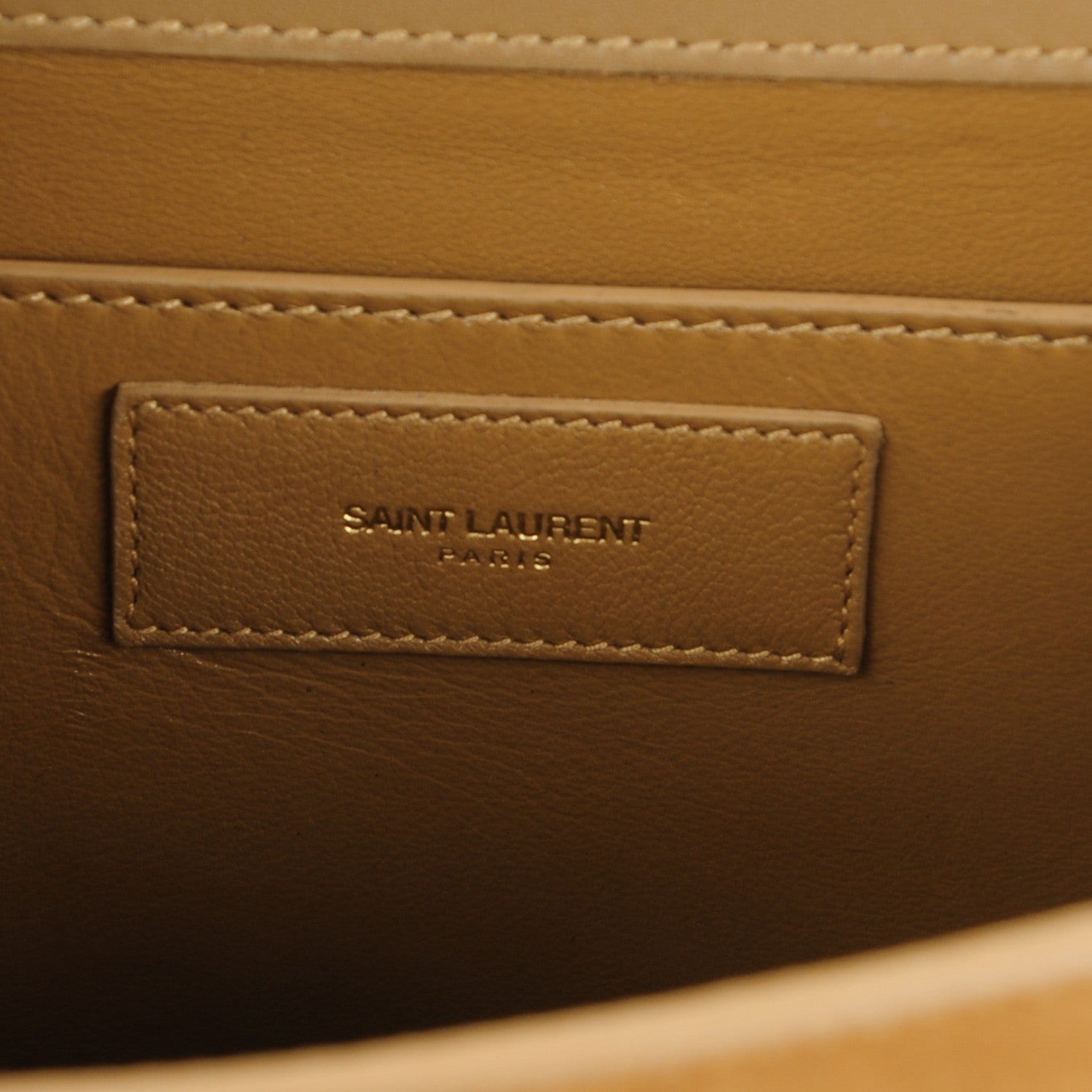 Saint Laurent Suede Small Betty Tan 6 of 7