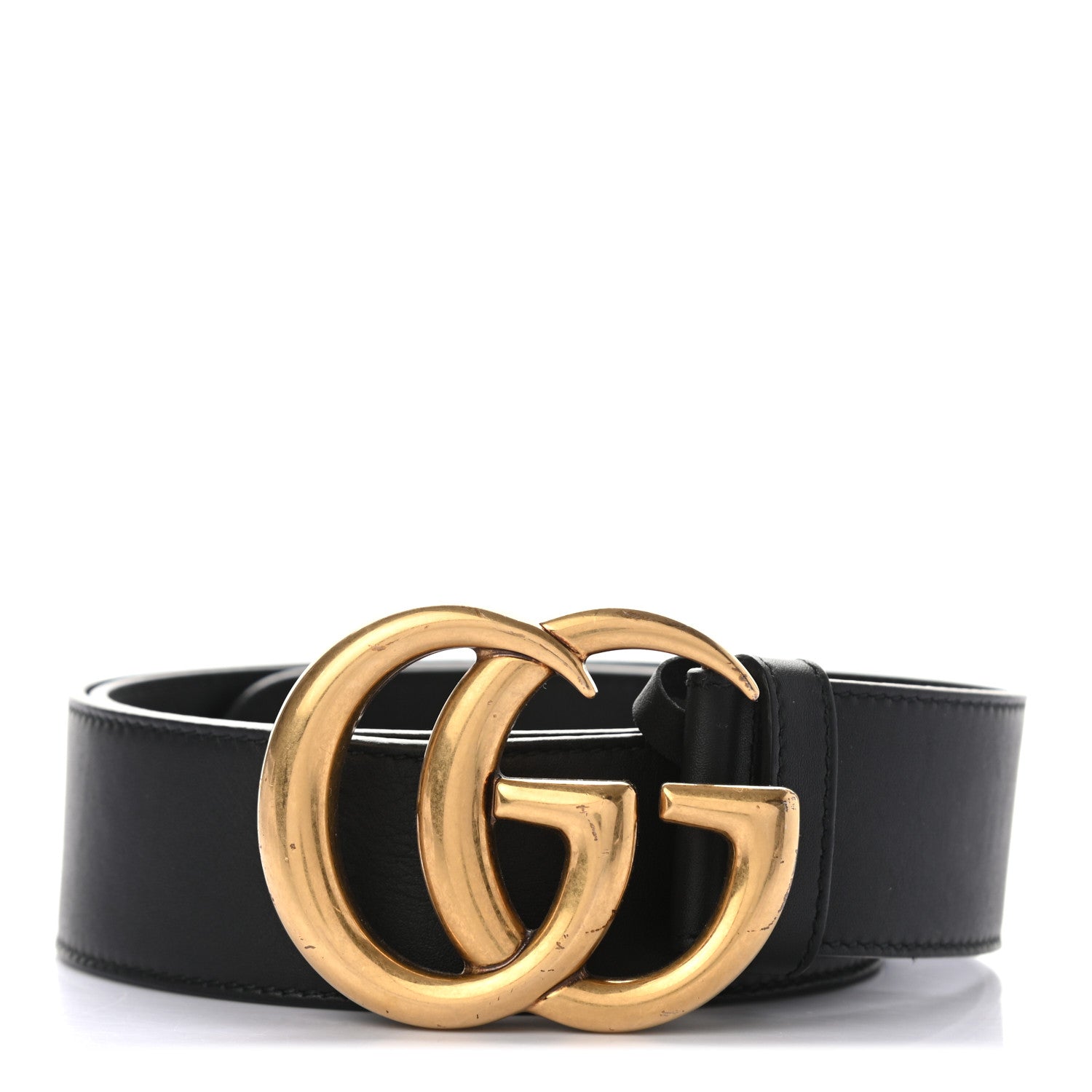 Gucci Calfskin Double G 40mm Belt 85 34 Black 1 of 5