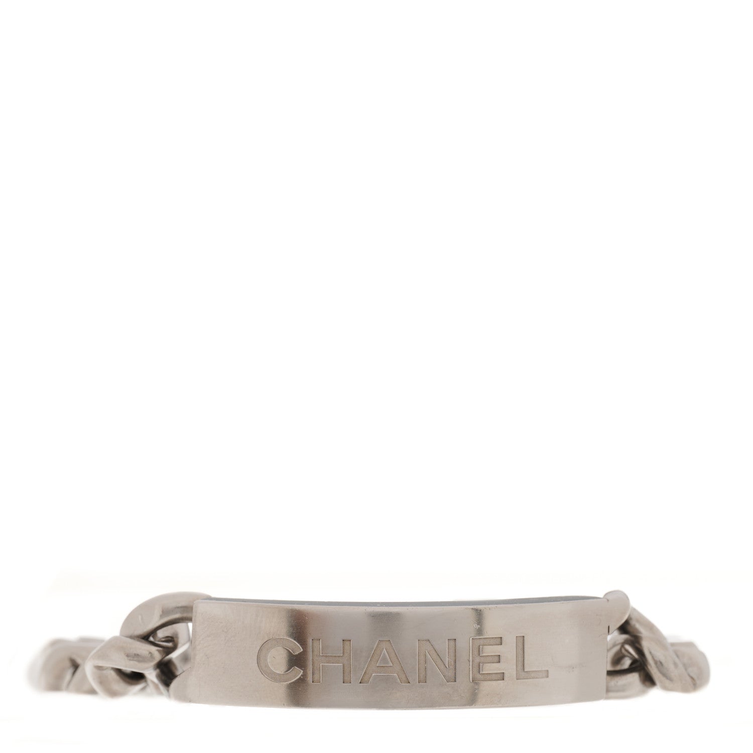 Chanel Chain ID CC Bracelet Silver 1 of 5