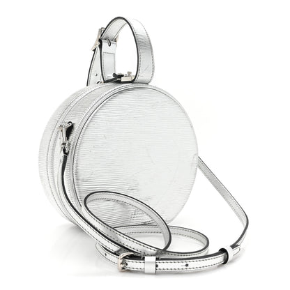 Louis Vuitton Metallic Epi Petite Boite Chapeau Silver 3 of 13