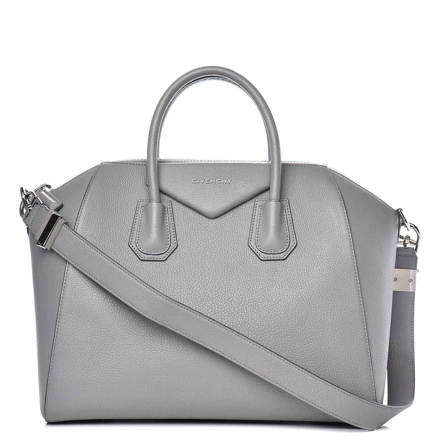 Givenchy Sugar Goatskin Medium Antigona Pearl Grey 1 of 14