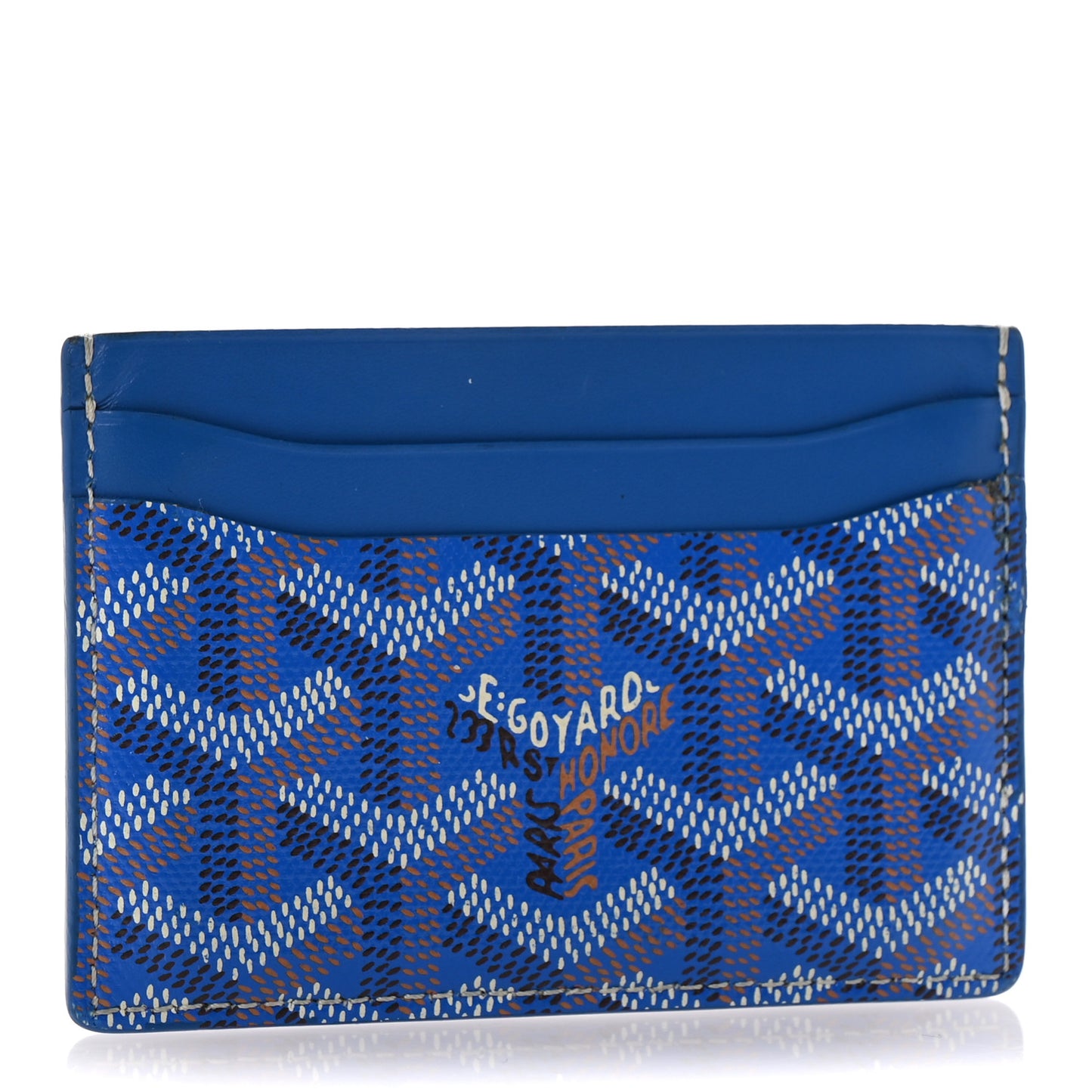 Goyardine Saint Sulpice Card Holder Sky Blue Sky Blue