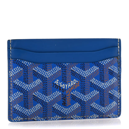 Goyard Goyardine Saint Sulpice Card Holder Sky Blue Sky Blue 3 of 10