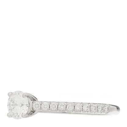 Tiffany Platinum Diamond .46ct Novo Engagement Ring 52 6 3 of 8