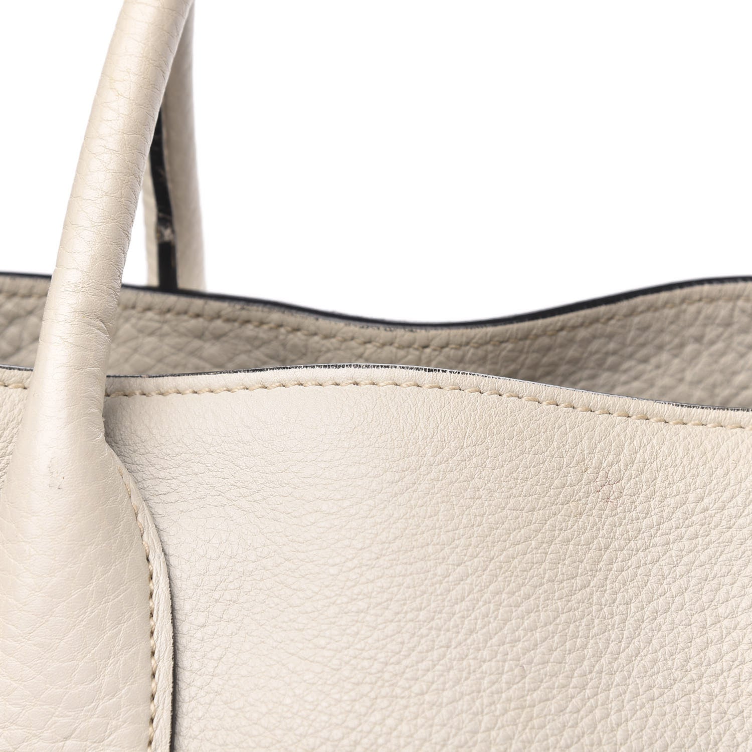 Prada Vitello Daino Tote Talco 15 of 17