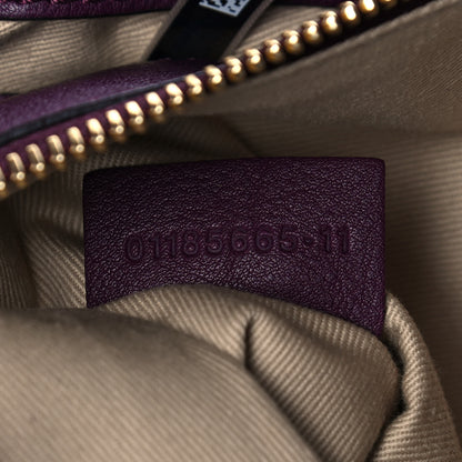 Chloe Calfskin Medium Faye Day Shoulder Bag Intense Violine 7 of 10