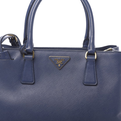 Prada Saffiano Lux Medium Tote Bluette 12 of 17