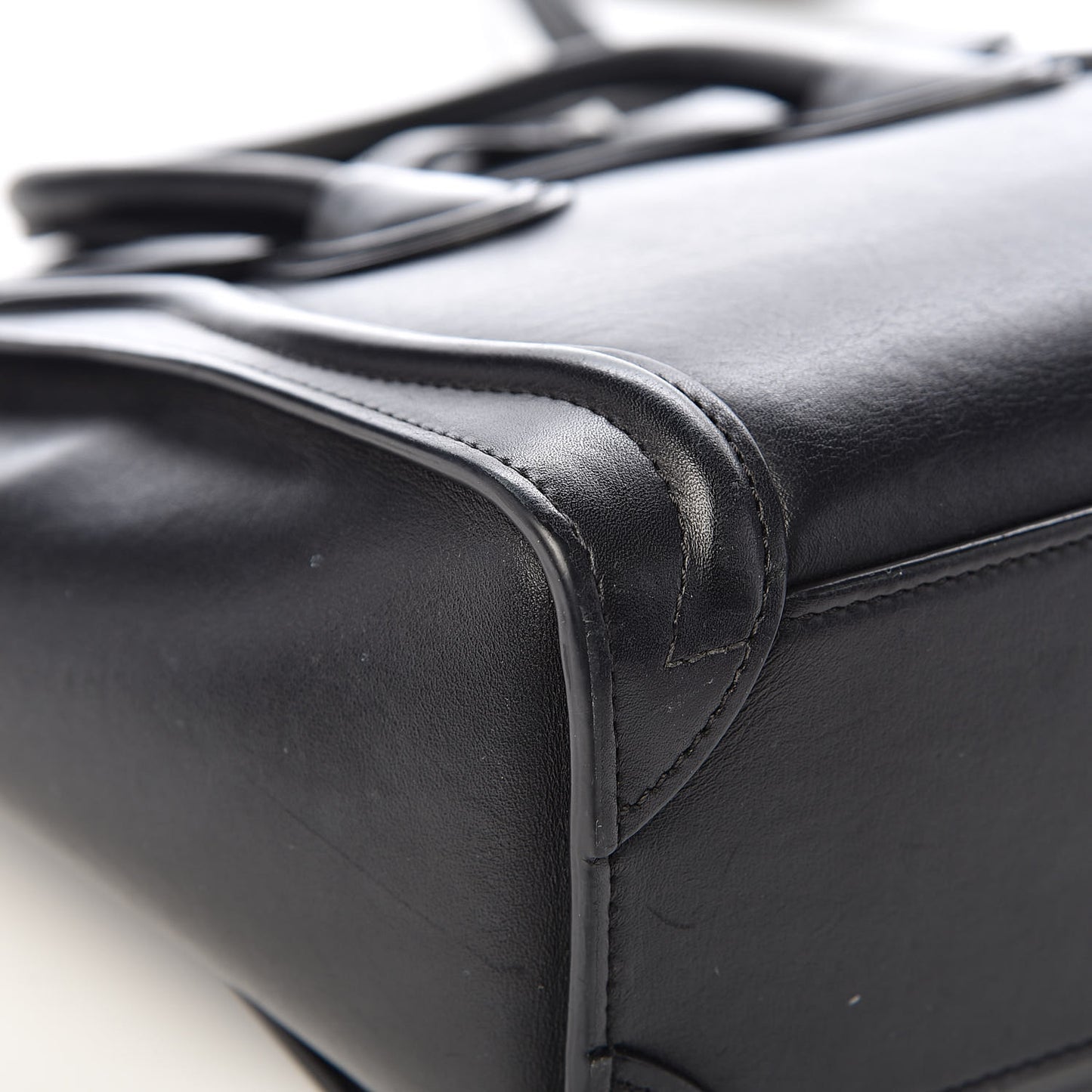 Smooth Calfskin Nano Luggage Black