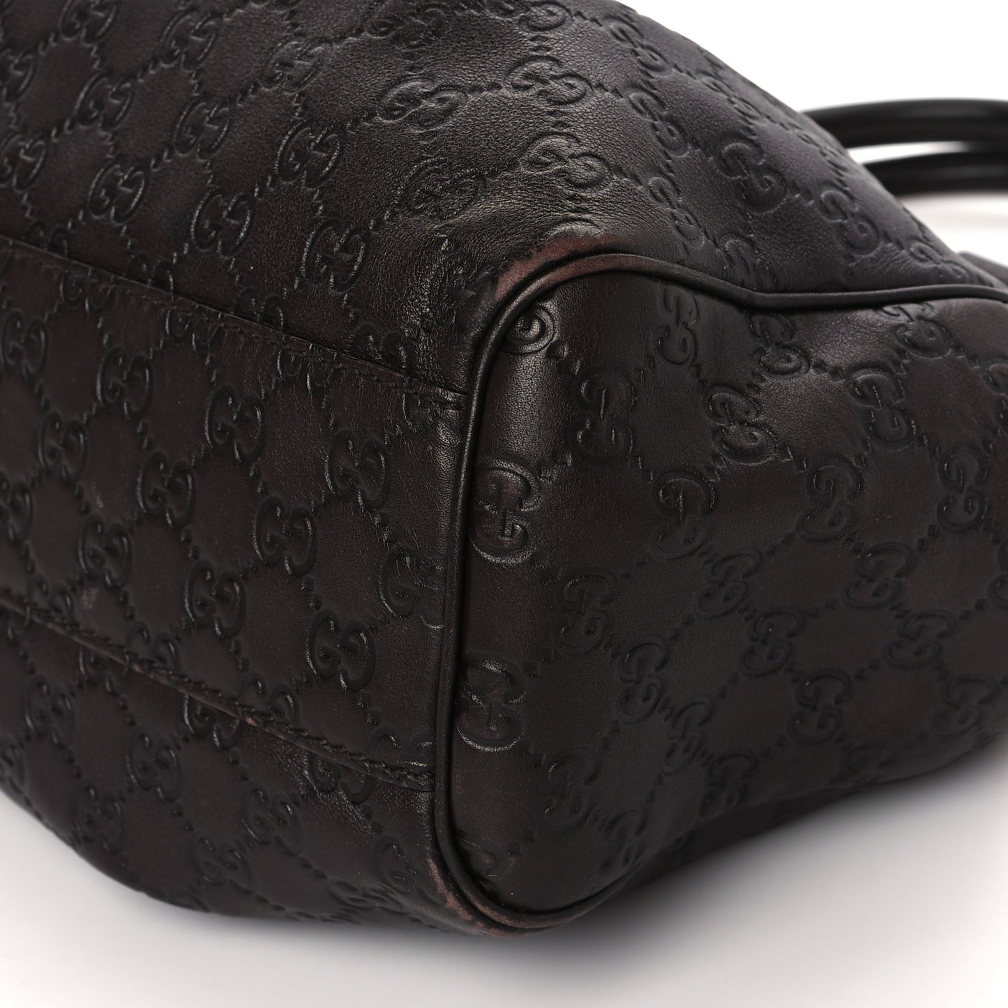 Guccissima Medium Sukey Tote Chocolate