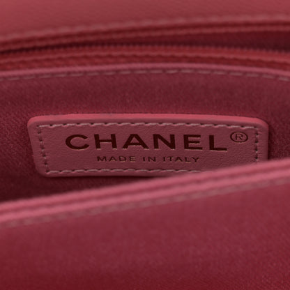 Chanel Caviar Quilted Mini Coco Handle Flap Pink 6 of 11