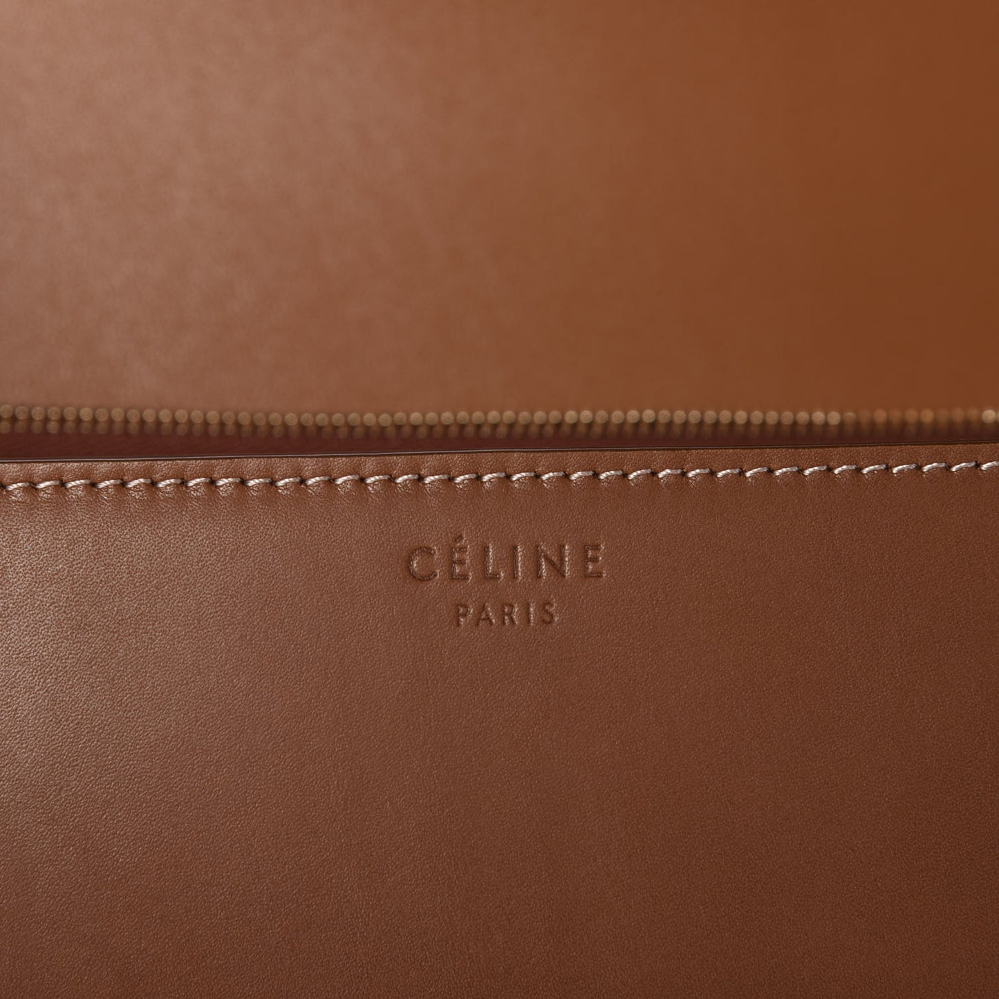 Natural Calfskin Medium Classic Box Flap Bag Tan