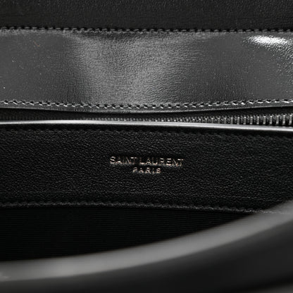 Saint Laurent Shiny Calfskin Medium Uptown Tote Black 6 of 9