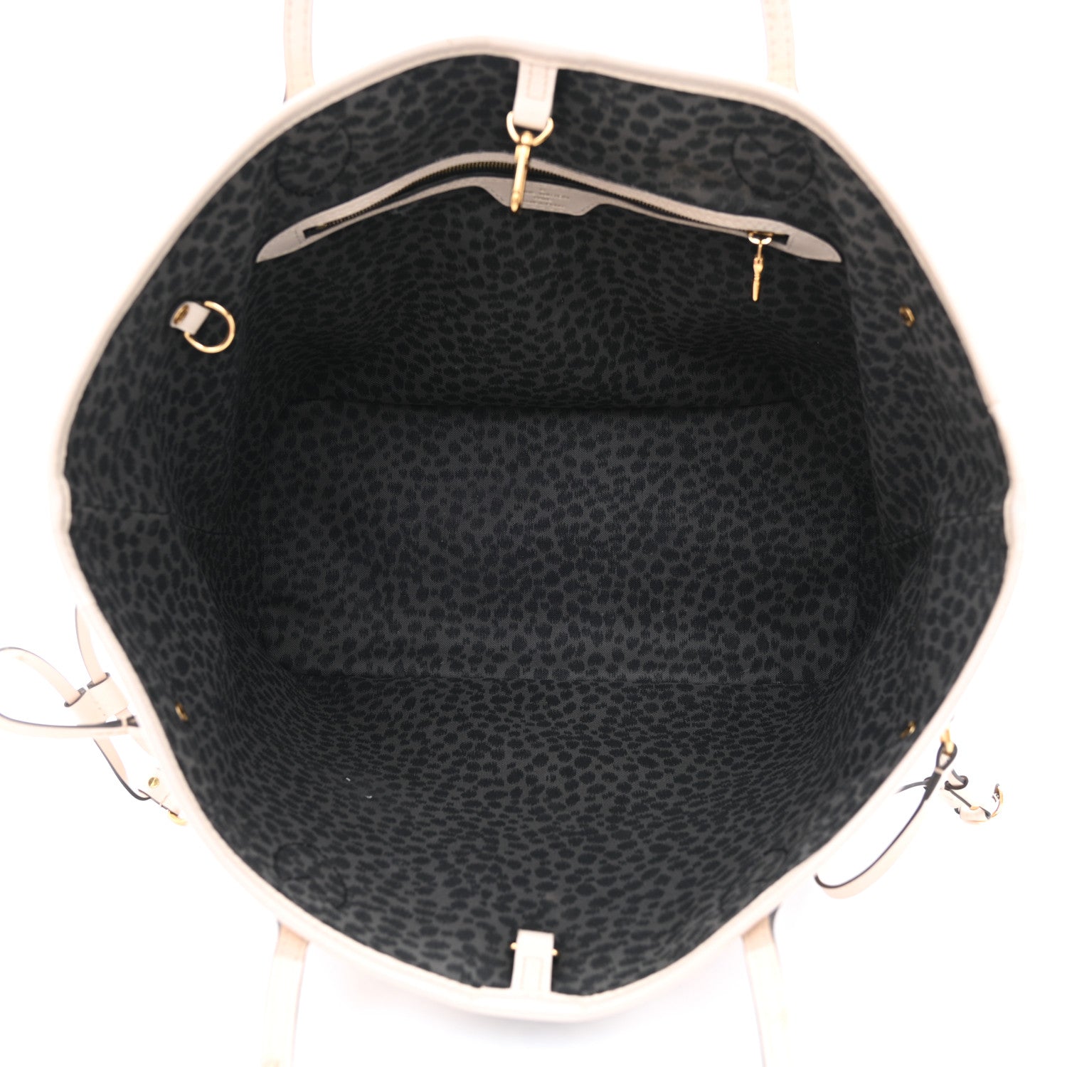 Louis Vuitton Monogram Giant Wild At Heart Neverfull MM Creme 5 of 9