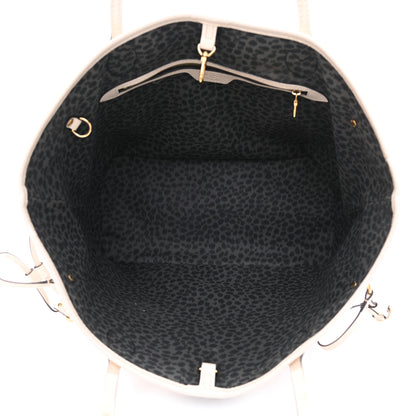Louis Vuitton Monogram Giant Wild At Heart Neverfull MM Creme 5 of 9