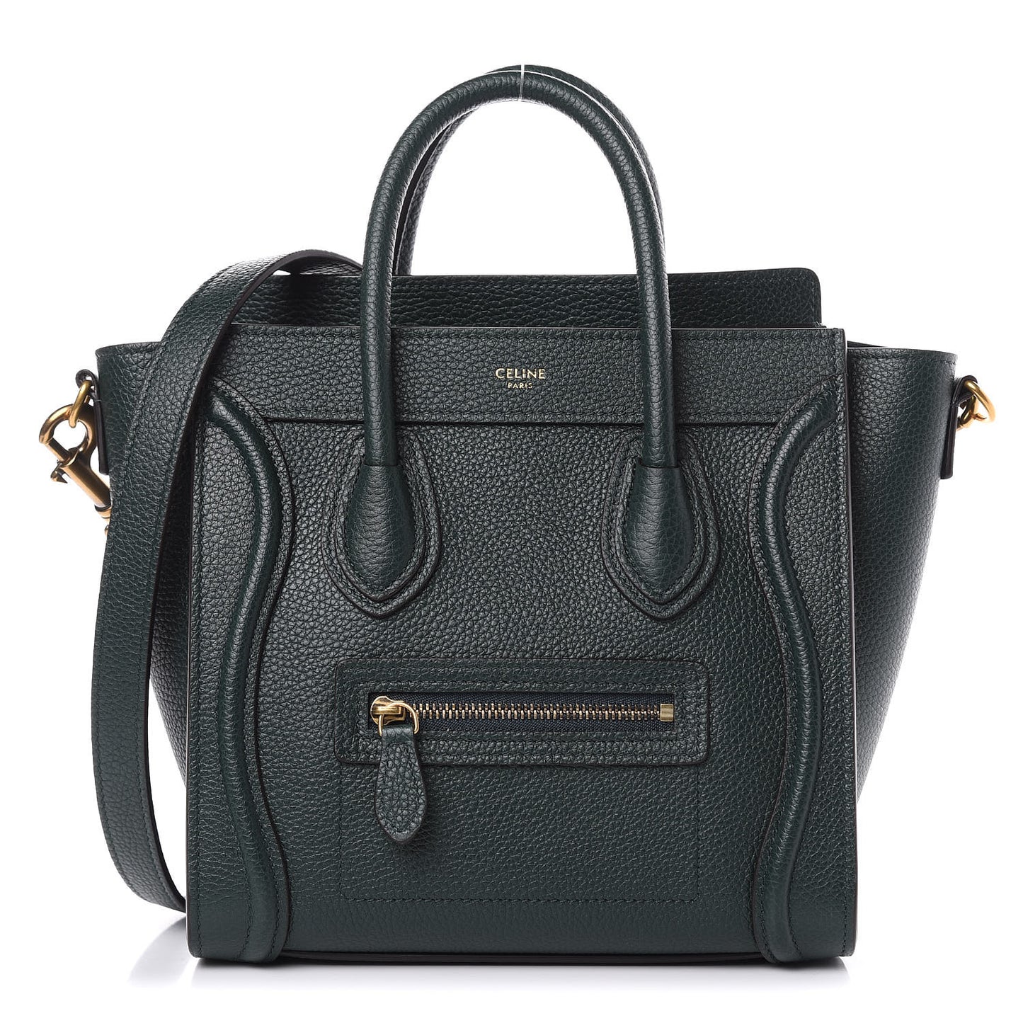 Drummed Calfskin Nano Luggage Amazone