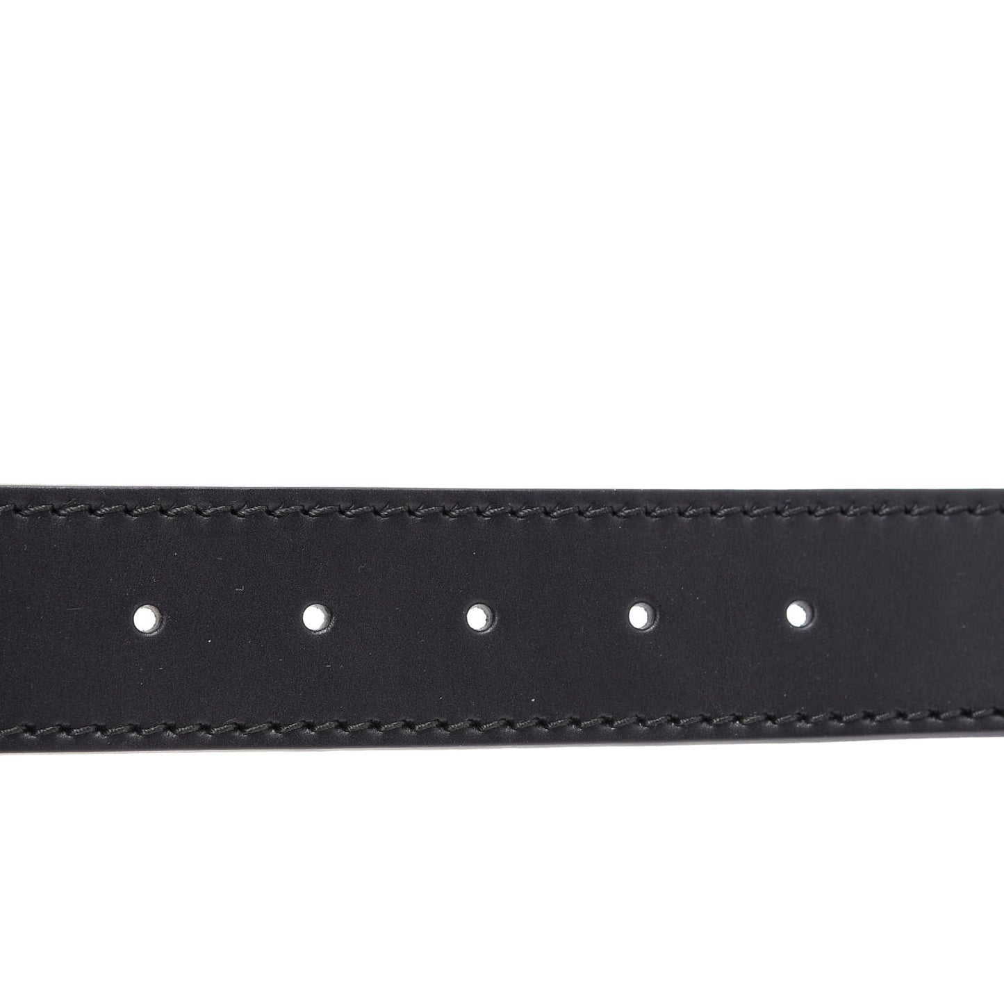 Leather Bamboo Interlocking G Belt 90 36 Black