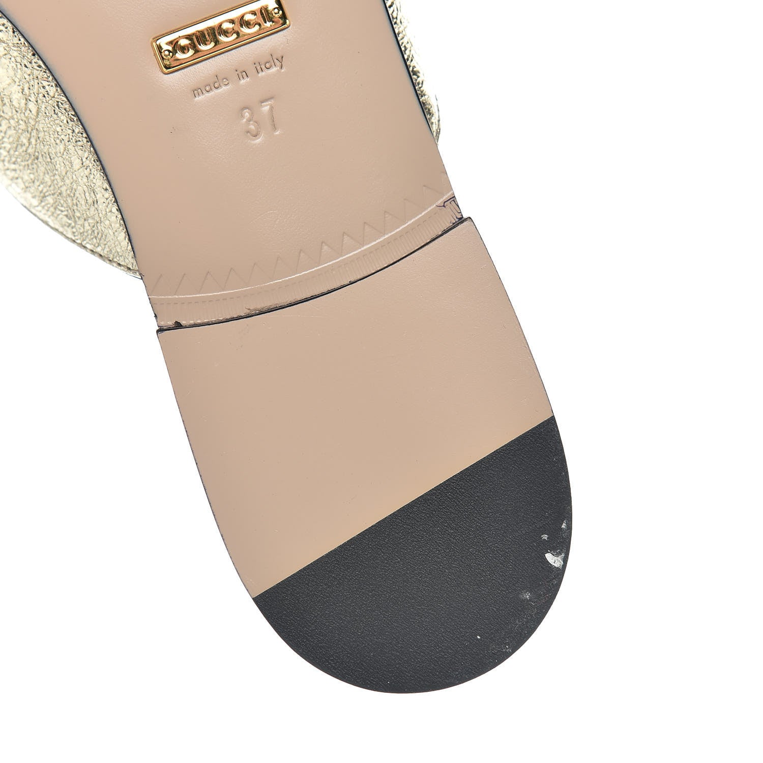 Gucci Galassia Womens GG Marmont Fringe Slippers 37 Platino 10 of 11