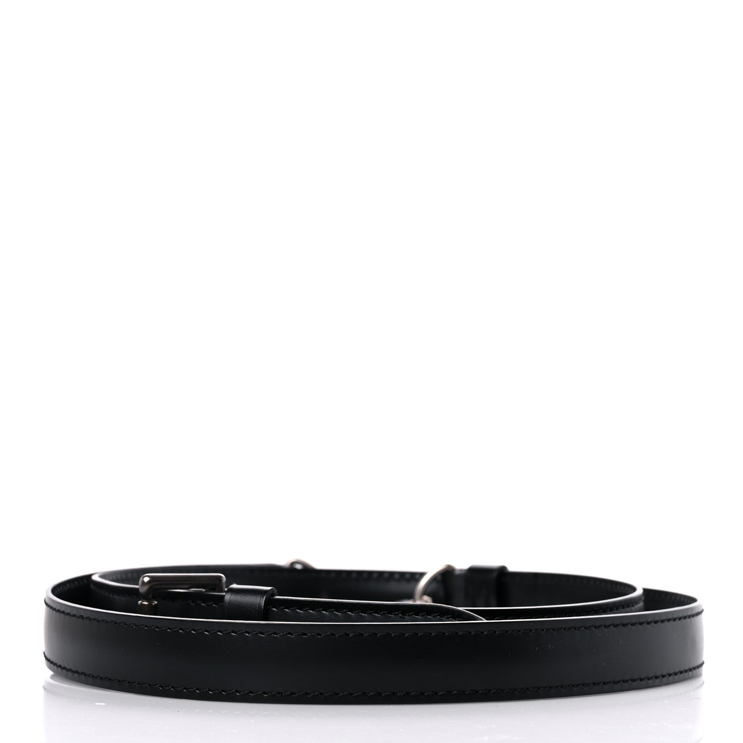 Louis Vuitton Calfskin 20mm Adjustable Shoulder Strap Black 2 of 5
