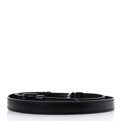 Louis Vuitton Calfskin 20mm Adjustable Shoulder Strap Black 2 of 5