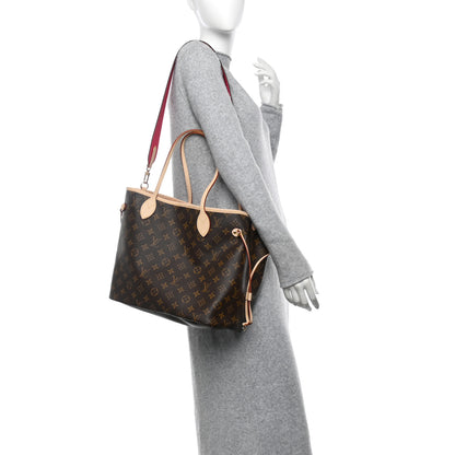 Louis Vuitton Monogram Inside Out Neverfull Bandouliere MM Rose Pondichery 2 of 15