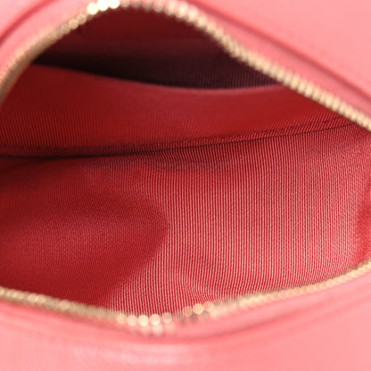 Chanel Caviar Quilted Round Clutch With Chain Pink 5 of 14